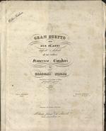 Gran duetto per due flauti : op.a 12  composto e dedicato al suo scolaro Francesco Cima... da Giacomo Negri